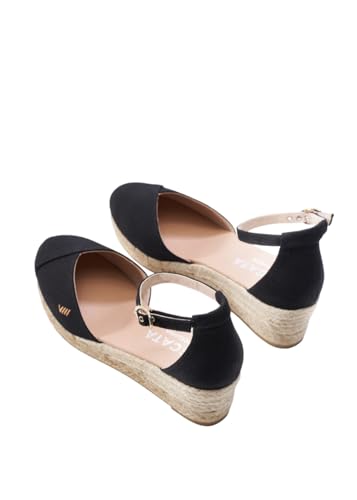 VISCATA Formiga Canvas Espadrille Sandal Wedges, Comfort and Style for Every Occasion, Size 5-12
