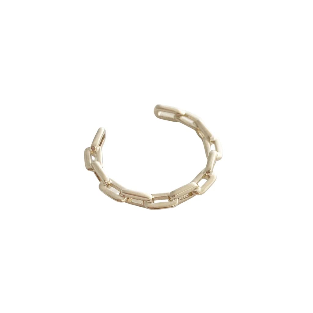HONEYCATChainlink Adjustable Ring in Gold, Rose Gold, or Silver | Minimalist, Delicate Jewelry