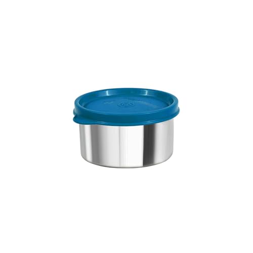 Image of SignoraWare Ample Stainless Steel Container | Airtight & Leakproof | Dishwasher Safe | Durable Storage Solution | Ideal for Kids, Office, School, Picnic & Outdoor Use (225ml | TBlue)