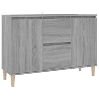 Credenza Bianca In Legno Multistrato - 101x35x70 Cm, Con 2 Cassetti E 2 Ante - Foto 11