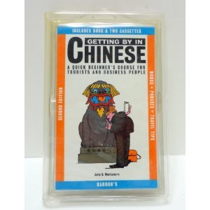 Paperback Getting by in Chinese/Book and 2 Audio Cassettes Book