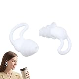 Tapones para los oídos antiruidos | 1 par reutilizable para viajes y sueño – tapones para los oídos de silicona para conciertos y ruidos, para viajes, oficina, campus de ocio y eventos