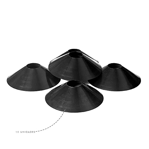 Kit Escada De Agilidade + 10 Cones Com Barreira + 10 Chapéu