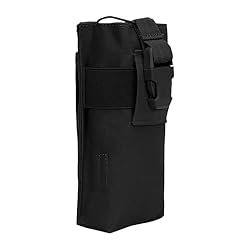 Soporte para walkie-talkie, soporte para botellas ...: Cómodo de llevar: disfruta de la movilidad sin esfuerzo con esta bolsa de transporte para botellas de agua. Su diseño pequeño y ligero (20 x 9 x 6 cm, 120 g) no te pesa, por lo que es la opción ideal para correr, senderismo, ciclismo y mucho más. Tra...