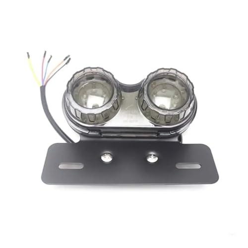 Feu arrière LED moto 12V avec réflecteur grand angle - 5