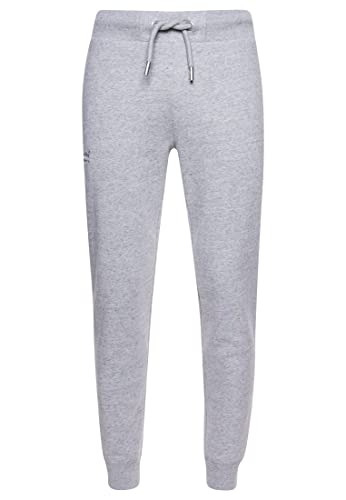 Superdry Logo Vintage Pantalon de survêtement, Athletic Grey Marl, M Homme