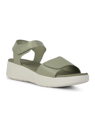 Bata Women’s Sandals | Comfortable, Stylish Footwear | Adjustable Straps, Cushioned Insole, Durable Sole | Ideal for Casual, Summer, and Everyday Wear Green