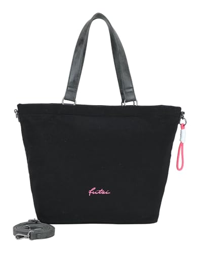 Sac shopper sac à épaule Lea Shopper grand format noir