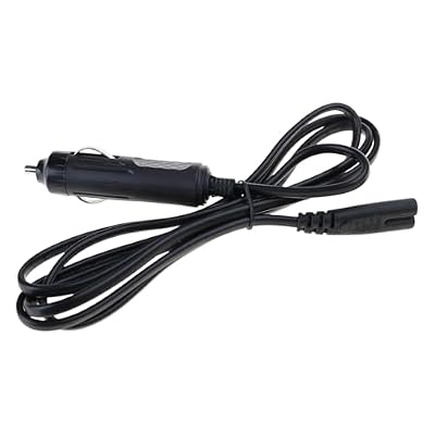 Car Power Cord with Plastic Outer Jacket, 63 Inch C7 8-Slot to Cigarette Lighter Plug for in-Vehicle Device Power Supply, Car Pressure Washer Power Cable