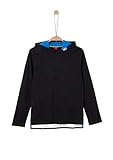 verlängerter Rücken s.Oliver Junior Jungen T-Shirt, 9999 Black, L/REG