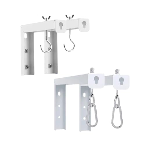 Soporte para pantalla de proyección fabricado en acero reforzado con acabado minimalista blanco