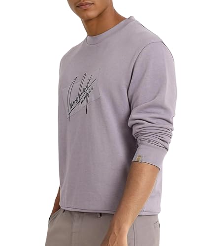 Image of Men's Raydon Regular Graphic Cotton Crew-Neck Sweatshirt