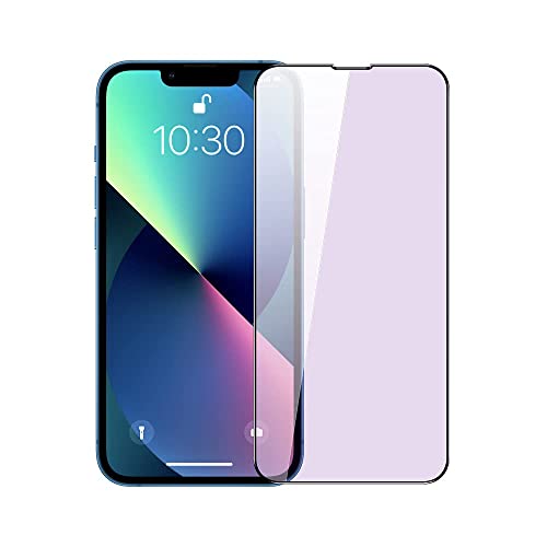 PERFECTSIGHT Anti Blue Light Screen Protector Designed for iPhone 13/ iPhone 13 Pro 2021 6.1 inch HD Clear Blue Light Blocking Tempered Glass - Eye Protection