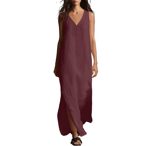 Robe longue femme été coupe ample confortable pour camoufler les rondeurs