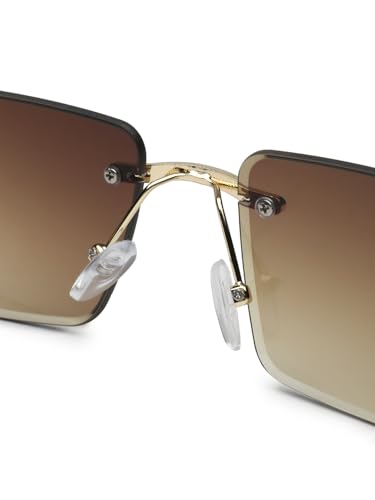 Image of HASHTAG EYEWEAR Men's Stylish Fashion Sunglasses | UV400 Protection | Branded Metal Frame | Trendy Eyewear for Men | Summer, Outdoor, Driving, and Beach Use | Lightweight and Comfortable