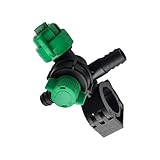 Ugello A Ventaglio, Controllo Del Flusso, 10 Cm, Testina Di Irrigazione Regolabile, Irrigatore Per Acqua Da Giardino, Supporto A Morsetto, Per Spruzzare, Aspersione, Giardino, Esterno, Prato, Giardina