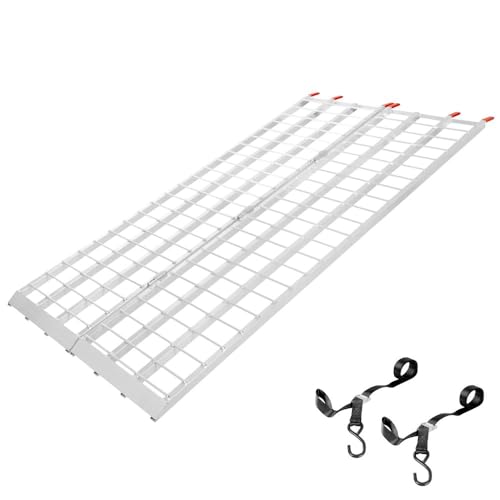 7' 11" ATV Loading Ramp, 1,500 lb, for Truck/Trailer, Black Widow
