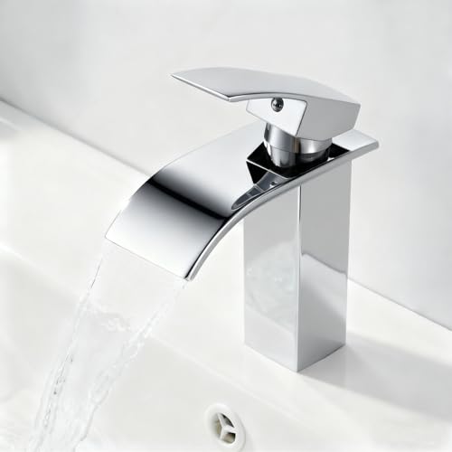 kisimixer Mitigeur Lavabo Cascade avec Bec Hauteur...
