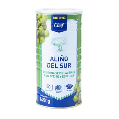 Chef Aceituna aliño sur lata (750 g)