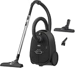 AEG CLEAN 6000 ECO Bagged Cylinder Vacuum Cleaner AB61C2ECO, Cleaning Made Easy, HEPA Filtration, Cleaner Output Air, Multiple surfaces, Hard floors and Carpets, Dust Magnet Silent Nozzle,(dB)73,3,5L