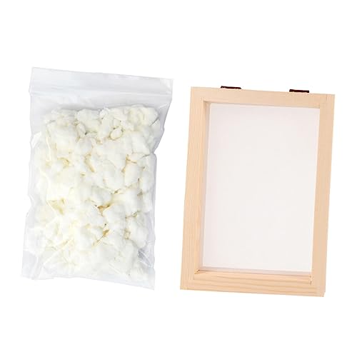 Uonlytech Educational Papermaking Kit Mould and Deckle Paper Making Tool Set DIY Crafting Frame for Boys and Girls