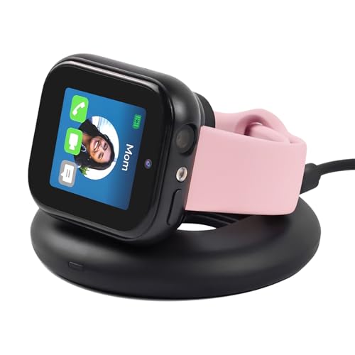sylacor Charging Stand Compatible with SyncUP Kids Watch 2 Portable & Foldable Magnetic Charger with 3.3 Feet Charging Cord for T-Mobile Sync UP Kids Watch 2 (Not for Sync UP 1) (New Black)