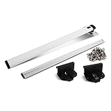 juqing-6869 Hohe Qualität RV Wohnwagen-Accessoires Aluminiumlegierung Externe Klapptisch-Beinführer-Schiene (Color : Top fold, Size : 1)