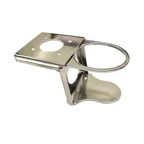 Portavasos plegable ajustable en acero inoxidable grado 304