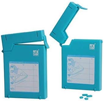 Miniatura 4 de iMBAPrice Zipo - Juego de 4 fundas protectoras de disco duro con cierre de 2.5 pulgadas (4 unidades de 2, 8 en total), color azul