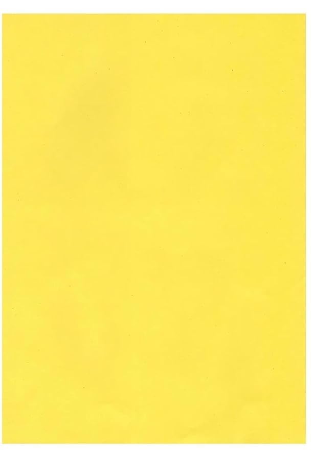 Image of SEJASCOLLECTIONS | Pack of 20 | Vibrant, Smooth, A1, BIG / FULL Size, Chart / Pastel Sheets, Used in art and craft, collage, projects, posters etc. Plain / Unrulled, Size: 70x56 centimeters, 200 GSM thickness, Chart Sheets.( Set of 4 sheets each, Sky Blue, White, Light Pink, Yellow, Sea Green )