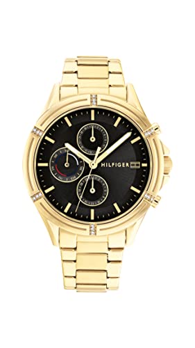 Tommy Hilfiger Black Dial Round Shaped Casual Women Watch_TH1782504W (B0CW1KXWGG) Amazon Price History, Amazon Price Tracker