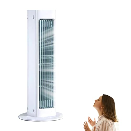 Ventola di raffreddamento portatile ricaricabile 4000 mAh batteria 60 ° Oscillat 3 velocità silenzioso ventilatore personale per casa, ufficio, viaggi e uso in auto, leggero e design