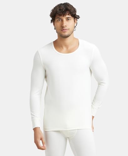 Image of Jockey 2604 Men's Soft Touch Microfiber Elastane Stretch Full Sleeve Thermal Undershirt with Stay Warm Technology