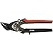 BESSEY D15AL-BE Left Straight Cut Compact Aviation Snip 0ffset Jaw, Green/Black