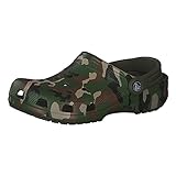 Crocs Kinder Schuhe Classic Printed Clog 205813 Army Green/Multi 38-39