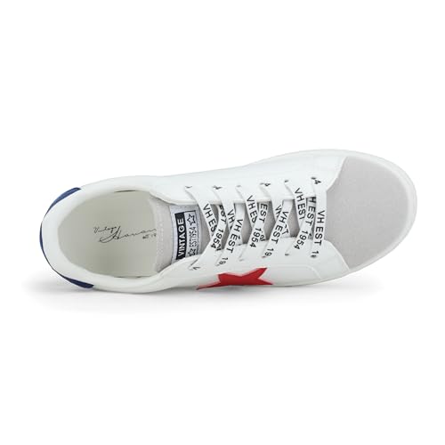 Image of VINTAGE HAVANA Women's Fashion Sneakers | Casual Lace up Low Top Tennis Shoes | Cute Trendy Dressy Sneakers