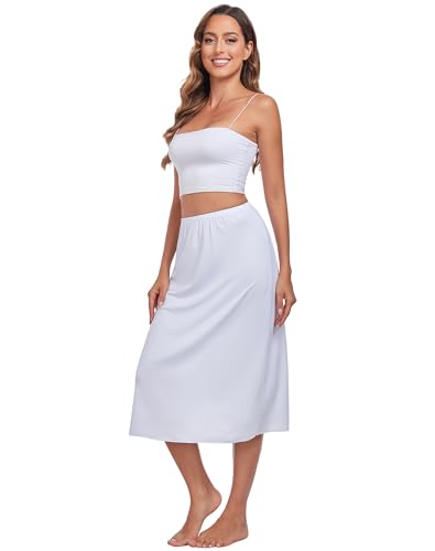Image of MANCYFIT Half Slips for Under Dresses Slip Skirt for Women Underskirt for Dresses