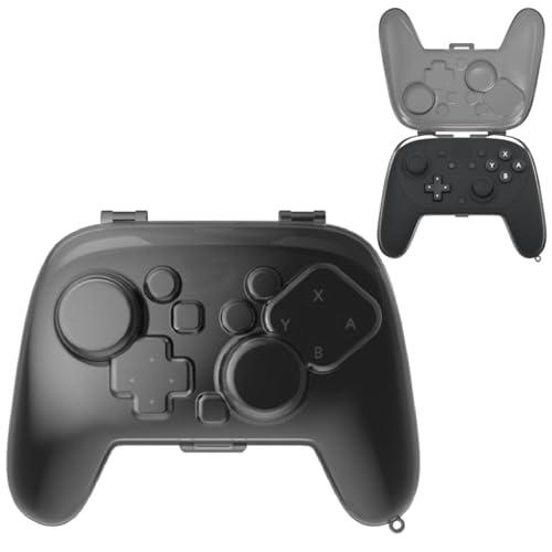 Clear Protective Case for Switch 2 Pro Controller, Remote Hard Shell PC Slim Cover, Anti Scratch, Shockproof & Water-resistant,Hardshell Protector Transparent,Accessories for Switch 2 Pro Controller