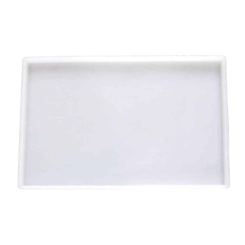 Wedhapy 30X20cm Silicone Tray Mold Diy Thick Rectangle Tray Mould Large Resin Casting Mold Silicone Tray Mold Resin Tray Mold Tray Molds For Resin Casting Thick Rectangle Tray Mold Resin