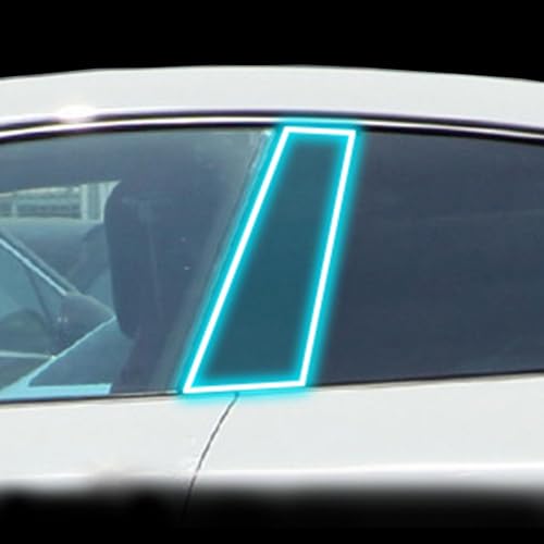 Film TPU colonne vitre Porsche Taycan protection transparente pour trajets du quotidien