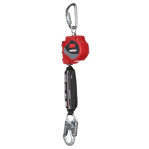 3M Protecta Self-Retracting Lifeline with Carabiner 3100513, Web, Steel Snap Hook, 11ft. by 3M - Image 3