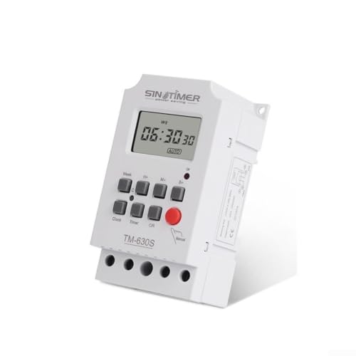 Interruptor horario digital TM630S-4 12V con pantalla LCD 3