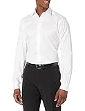 Buttoned Down Tailored Fit Spread-Collar Solid Non-Iron Dress Shirt Camisa, Blanco (White), 14.5' Cuello 32' Manga