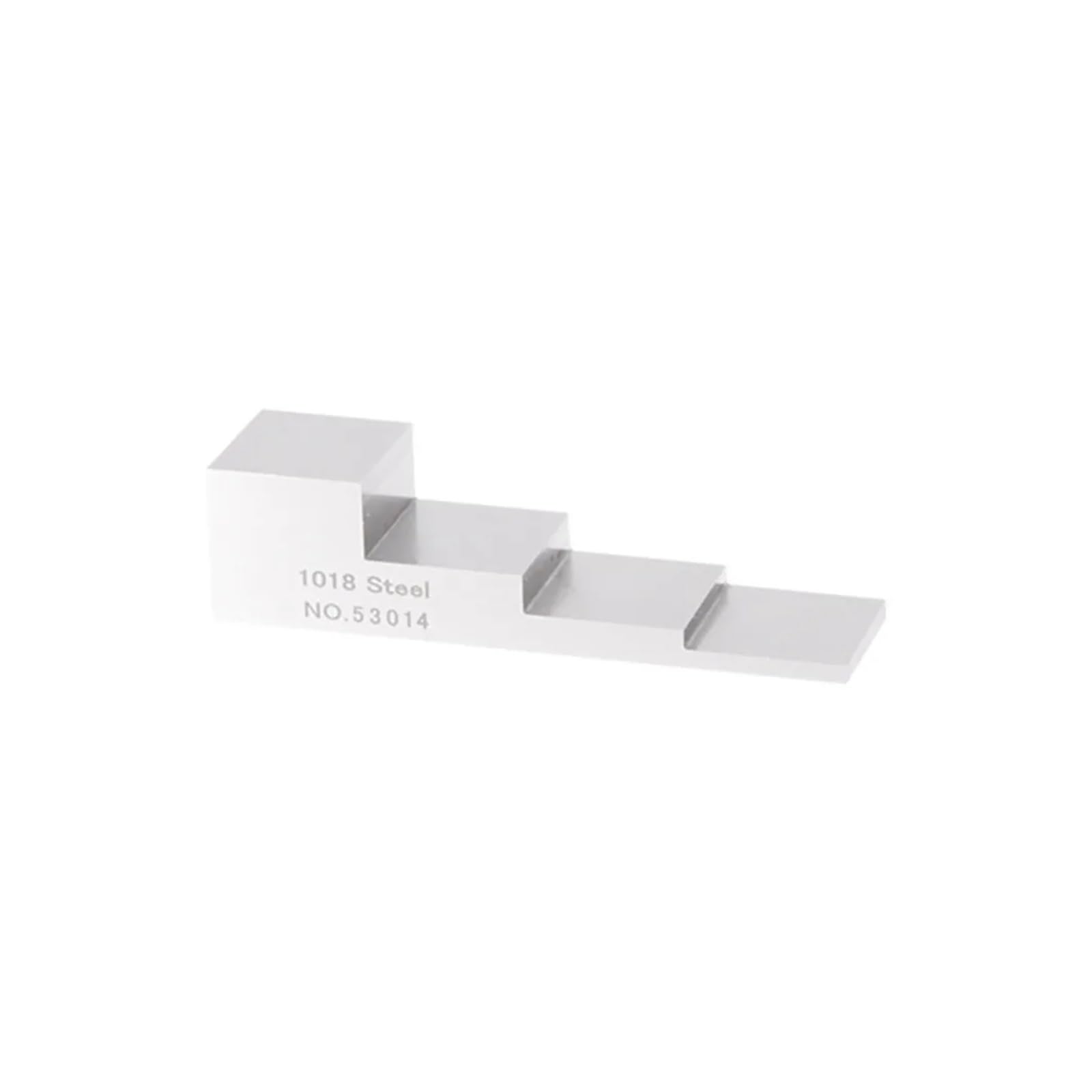 Ultrasonic Thickness Gauge Calibration Block Aluminum/304 Stainless Steel/1018 Steel 4 Step Test,Powertools(2.5-20mm Steel)
