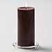 Richland 3" X 6" Hand Poured Brown Pillar Candle