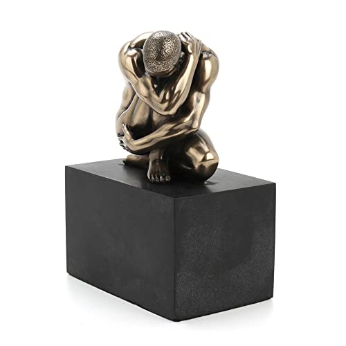 Figura Masculina Desnuda Llorando 4.38 in Estatua Decorativa miniatura 5