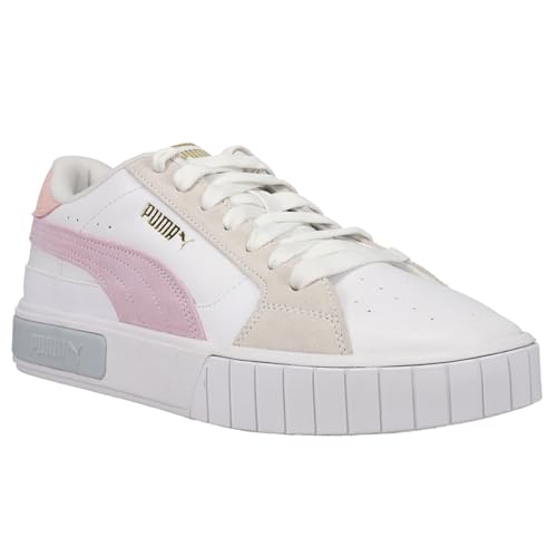 PUMA Womens Cali Star Mix Lace Up Sneakers Shoes Casual - White2