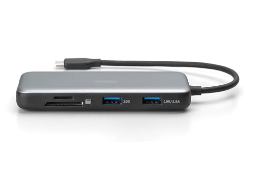 DIGITUS Station d'accueil USB-C – 7 Ports – 1x HDMI UltraHD 4K 60 Hz