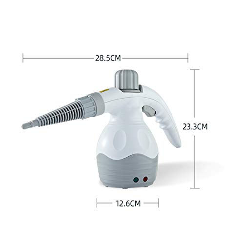 LTLWSH Vaporeta de Limpieza de Mano Portátil Multiusos Vaporizador Limpiador a Vapor con 9 Accesorios para Quitar Manchas en Tapicería de Coche, Hogar, Cocinas, Alfombras, Cristales, Sofá,Verde - imagen 7