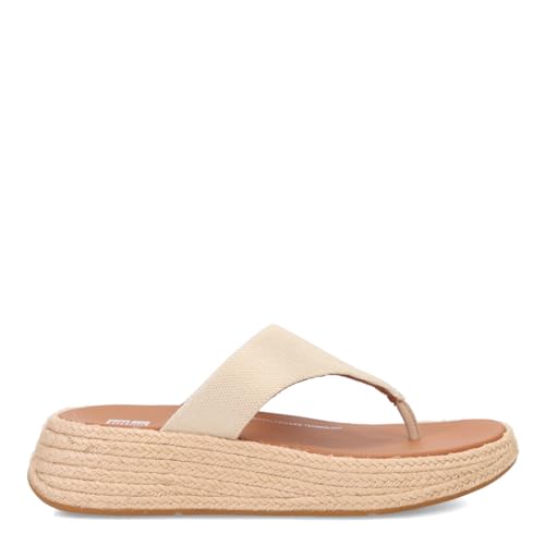 FitFlop womens F-mode Espadrille Glitz-canvas Flatform Toe-thongs2